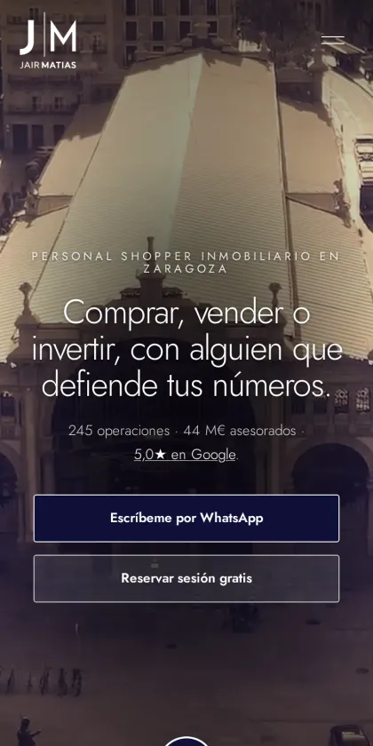 jmatiaspersonalshopper.es en el móvil